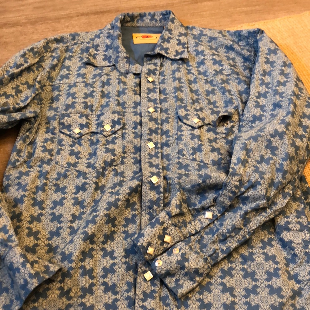 Larry Mahan Pearl Snap Shirt L